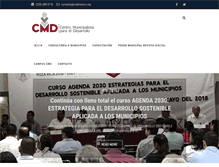 Tablet Screenshot of cmdmexico.org
